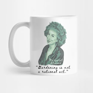 Margaret Atwood Portrait and Quote Mug